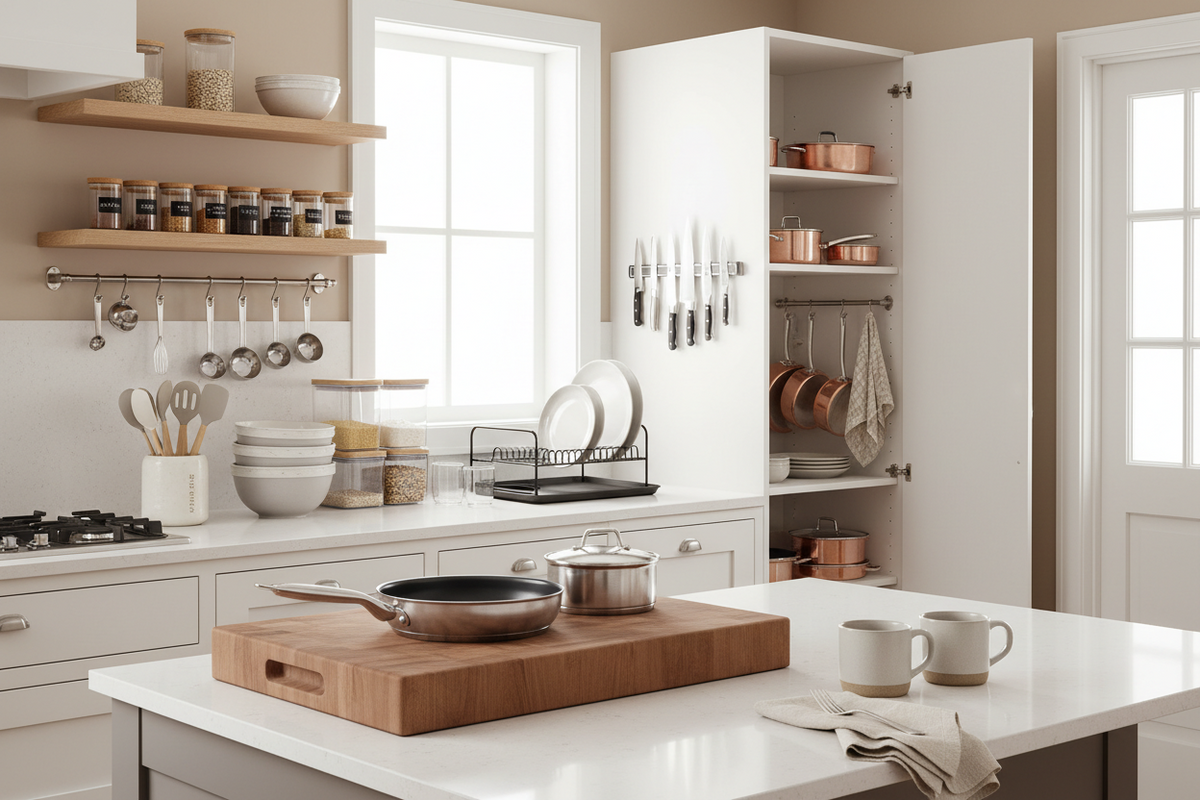 9 Small Kitchen Upgrades for Easier Everyday Cooking | Homivo