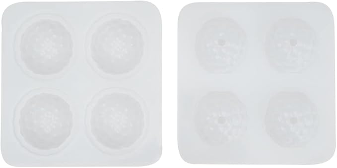 Pastry Tek 4 Cavities Fruit Silicone Mold, 1 Oven-Ready Berry Mold - Flexible, Freezable, White Silicone Lychee Berry Mold, Easy Release, For Baking - Restaurantware