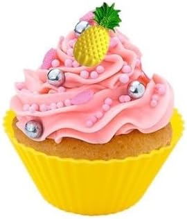 4Pcs Fruit Shaped Silicone Jelly Molds Strawberry Baking Mold 3D Orange, Mango,Pineapple Strawberry Embed Fondant Molds Soap Molds Wax Embeds,Wax Melts Molds for Candy Cake Cupcake Topper