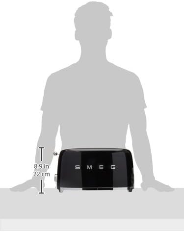 Smeg 50's Retro 4 - slice toaster (Black)
