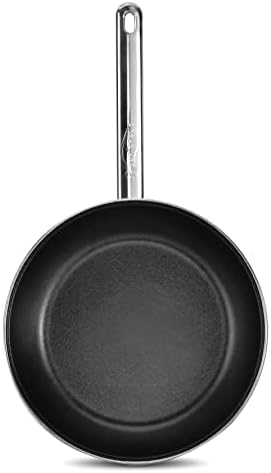 Vasconia Elegance 10-Piece Cookware Set for Most Stove Tops - Dishwasher, Grill & Oven Safe up to 480℉ (Enamel on Steel) Quick & Even Heat Distribution, Nonstick Interior, Stainless Handles (Dark Red)