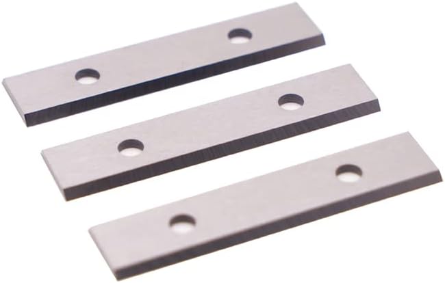 2" (50mm) Paint Scraper Carbide Blades Double-Edged Reversible Replacement Blade (50X12X1.5mm), Pack of 10, Suitable For Most Hand-Held Scrapers By LU&MN