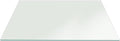 Fab Glass and Mirror Tempered Glass Table Top 24x48 Inch Rectangle 1/4" Thick Clear Furniture Protector with Flat Polish Edge Eased Corners for Coffee Dining Tables Desks
