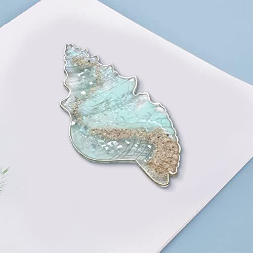 Shell Coaster Resin Mold Seashell Silicone Coaster Mold Epoxy Resin Molds for Making Cup Mats Agate Home Decoration Making Cup Mats Wine Glass Holder Home Decor DIY Craft Project
