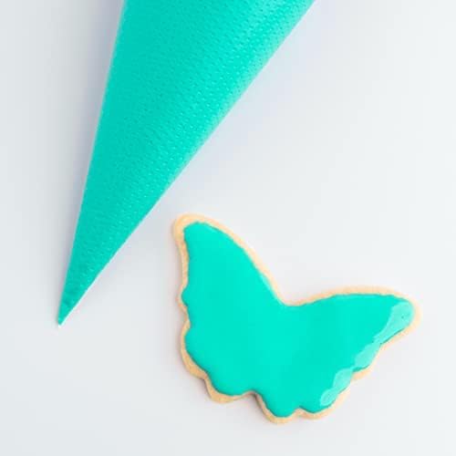 Cookie Cutter Kingdom, 12 inch 100 count Tipless Piping Bags Disposable Piping Bags for Piping Icing, Cake Decorating, Pastries and More - 12 inch - 100 Pack