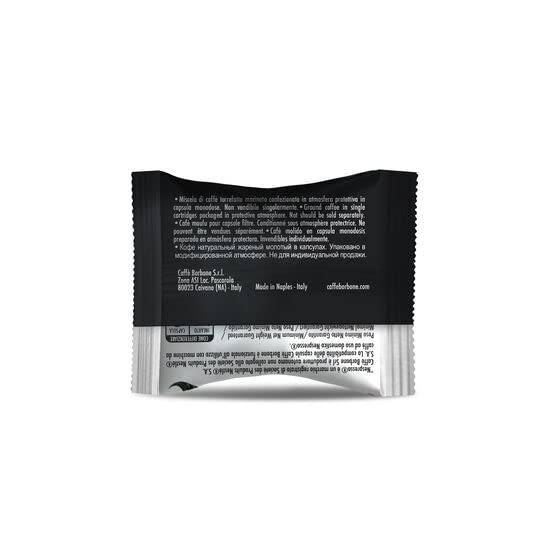 Caffè Borbone Nespresso Compatible Coffee Pods, Kikka 100% Arabica, Freshly Roasted and Packaged in Italy - 50 Individually Wrapped Coffee Pods - NOT Compatible with Vertuo
