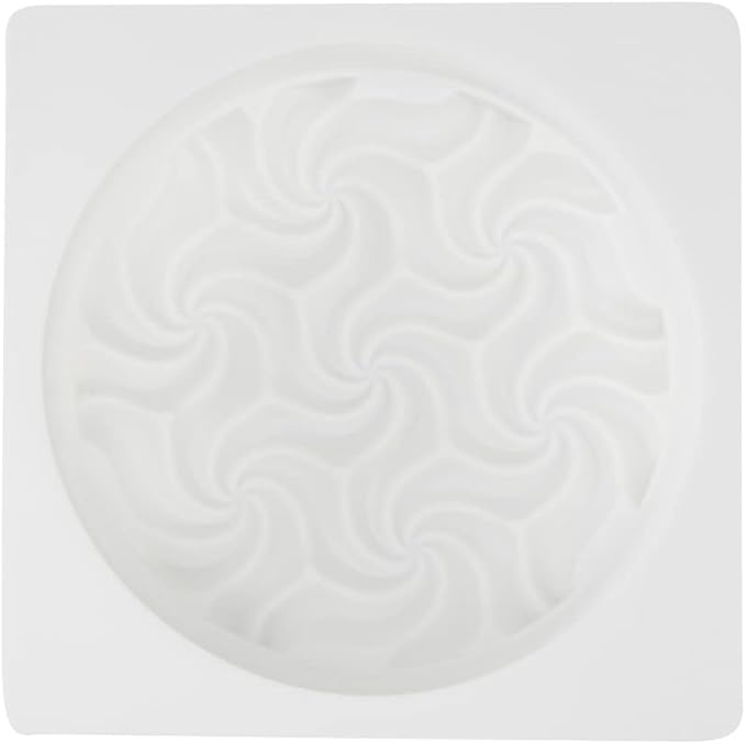 Restaurantware Pastry Tek 6.8 Inch Swirl Cake Pan 1 Oven-Ready Silicone Bundt Cake Pan - Flexible Freezable White Silicone Small Cake Mold Easy Release For Baking Desserts