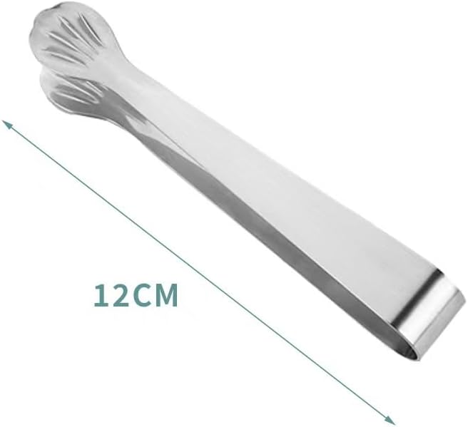 Serving Tongs Kitchen Tongs,Buffet Tongs, Stainless Steel Food Tong Serving Tong,small tongs12 Pack (5 Inch(12 pack))