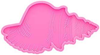 Shell Coaster Resin Mold Seashell Silicone Coaster Mold Epoxy Resin Molds for Making Cup Mats Agate Home Decoration Making Cup Mats Wine Glass Holder Home Decor DIY Craft Project