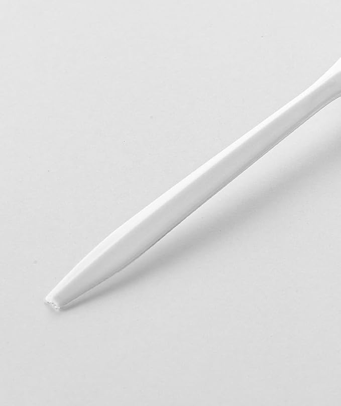 1000PCS Disposable Plastic Teaspoons Bulk Spoons White Silverware Reusable Heavy Duty Disposable Cutlery Plastic Utensils Flatware for Home Restaurant Party Picnic Camping Travel (Teaspoon-1000pcs)