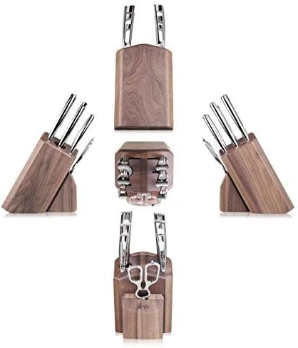 Cangshan N1 Series 1022612 German Steel Forged 8-Piece Knife Block Set, Walnut