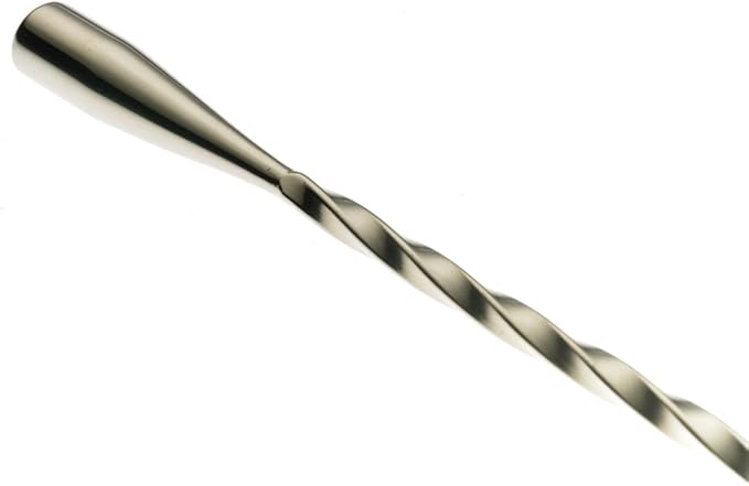 Barfly Teardrop Bar Spoon, End 11 13/16" (30 cm), Stainless Steel