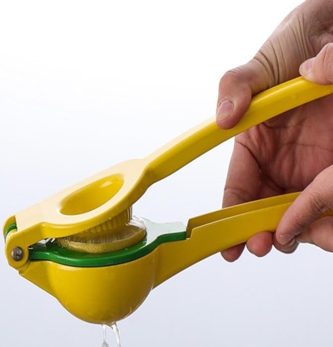 2Pcs Lemon Squeezer and Zester Grater Set, Citrus Juicer, Hand Press, Easy to Use, Ideal for Parmesan Cheese Grater, Lemon and Ginger Zester