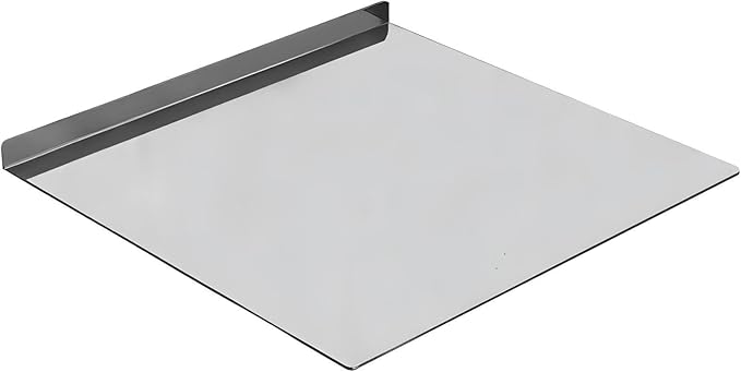 Large Stainless Steel Cutting Board,Suitable for Cutting Meat,Dicing,Vegetables,Fruits,Bread and Baking.ItIsConvenienttoClean,EasytoStoreandCan Be Washed in a Dishwasher (11.8 * 15.7in)