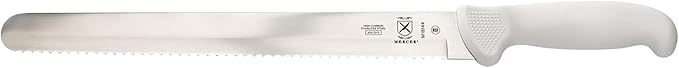 Mercer Culinary Ultimate White 12" Wavy Edge Slicer Knife