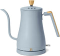Beautiful 1L Electric Gooseneck Kettle, Precision Pour Spout, 1200W Fast Boil, Auto Shut-Off, Cordless, Stainless Steel, Tea & Coffee Maker with Ergonomic Handle, Matte Finish (Cornflower Blue)