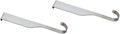 Mercer Culinary Single Hooks For Magnet Bar, Silver, 2 Pack