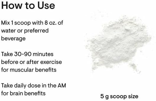 THORNE Creatine - Micronized Creatine Monohydrate Powder - Support for Muscles & Cognitive Function* - for Women & Men - Unflavored - NSF Certified for Sport - 5 g per Serving - 180 Servings