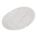 Carlisle FoodService Products Ridge Resuable Plastic Plate Coupe Plate for Home and Restaurant, Melamine, 10 Inches, Marble