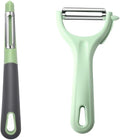 Fanmusic Swivel peelers - potato peelers，Fruit and vegetable peelers for kitchen (I+Y 2 pieces)