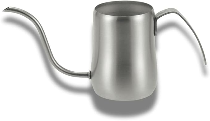 Gooseneck Kettle [ Made in Japan ] 14.5 oz - Stainless Steel Pour Over Coffee Pot