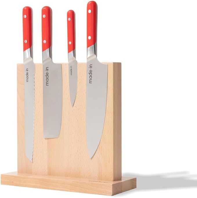 Made In Cookware - Knife Block - Italian Beechwood - Made in Italy