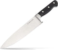 DURA LIVING 8 Inch Professional Chef Knife – High Carbon Stainless Steel, Razor-Sharp, Versatile Cooking & Cutting Kitchen Knife, Ergonomic Handle, Sleek Black Design