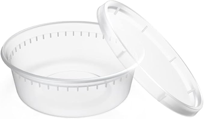 EDI [8 OZ, 25 Sets] Plastic Deli Food Storage Containers with Airtight Lids | Microwave-, Freezer-, Dishwasher-Safe | BPA Free | Heavy-Duty | Meal Prep | Leakproof | Recyclable