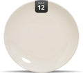 Stoneware Coupe Commercial Grade Dinnerware, Ivory, Plate 12.25", Case of 12
