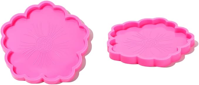 Coaster Resin Epoxy Molds for Casting Irregular Wave Shape Silicone Geode for Making Cup Mats Agate Coaster Mold Wine Glass Holder Home Decor DIY Craft Project