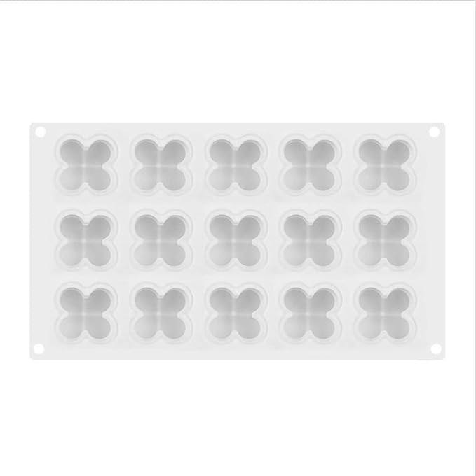 DIY 3D Candle Mold Handmade Aromatherapy Soy Wax Candle Silicone Mold Plaster Candles Mould UV Epoxy Resin Soap Molds (15 Cavity)