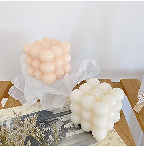 DIY 3D Candle Mold Handmade Aromatherapy Soy Wax Candle Silicone Mold Plaster Candles Mould UV Epoxy Resin Soap Molds (1 Big Cavity)