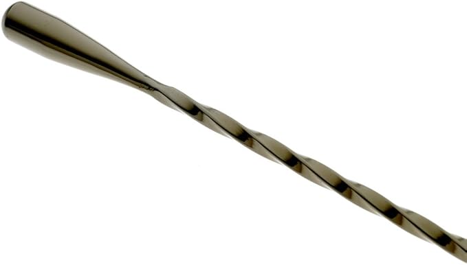 Barfly Bar Spoon, Teardrop End 11 13/16" (30.0 Cm), Gun Metal Black