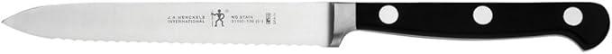 HENCKELS Classic Razor-Sharp 16-Piece Knife Block Set, Chef Knife, Bread Knife, German Engineered Informed by 100+ Years of Mastery