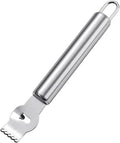 Stainless Steel Lemon Zester Grater with Channel knife Citrus Orange Peeling Tool Fruit Peelers