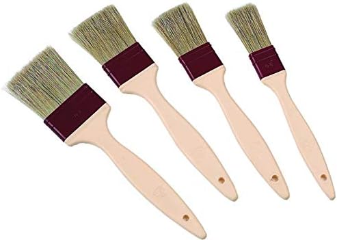 Matfer Bourgeat Natural Pastry Brush, Flat, 1 1/8"