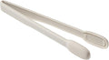 carrotez Silicone Cooking Kitchen Tongs, Anti-Slip,Non-Scratch Serving Tongs 9.25 Inches - Ivory