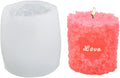 Rose Silicone Mold - Cylinder Shape for Candle, Resin, Soap & Chocolate - Decorative & Versatile