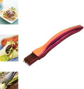 2024 New Shred Silk The Knife, Stainless Steel Chopped Green Onion Knife, Kitchen Vegetable Cutter Sharp Scallion Shredding Cutter Shred Knife Household Multifunctional Food Slicer Gadget