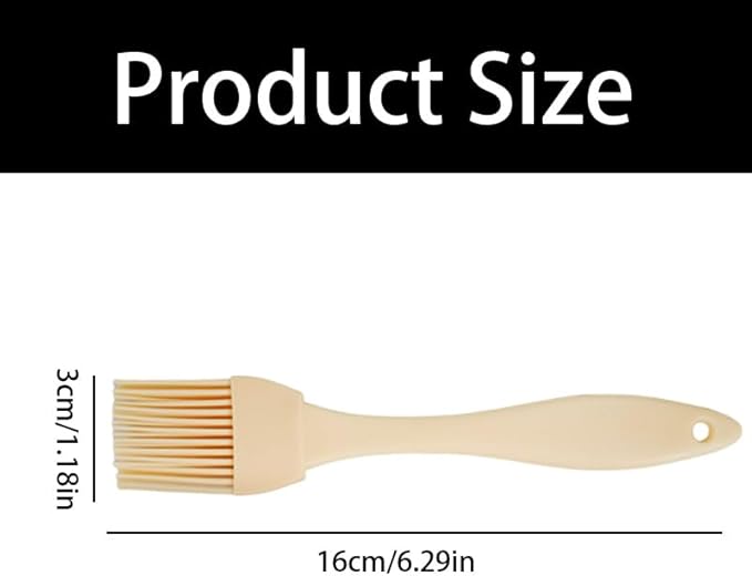 6 Pcs Silicone Basting Brush - Pastry Brushes for Cooking, Baking, BBQ Grilling, Sauce Brushing