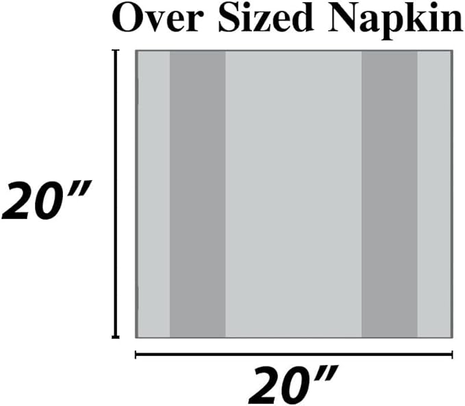 Urban Villa Cotton Dinner Napkins Set of 6, Highly Absorbent 20x20 Inches Premium Cloth Napkins Hotel Quality Reusable & Washable Table Dinner Napkins for Home & Weddings - Multicolor, Checks
