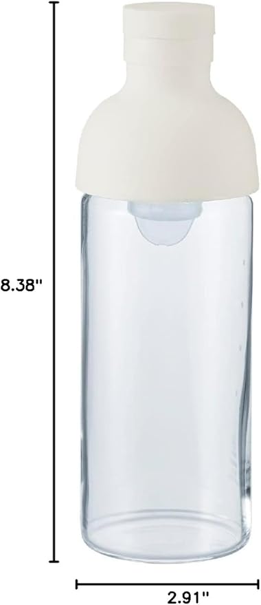 Hario Cold Brew Tea Wine Bottle, 300ml, White