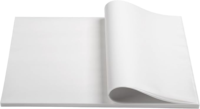 Beasea Parchment Paper Sheets, 200pcs 10x14 Inch White Precut Nonstick Heavy Duty Parchment Baking Paper Sheets for Air Fryer Cooking, Grilling, Frying and Steaming