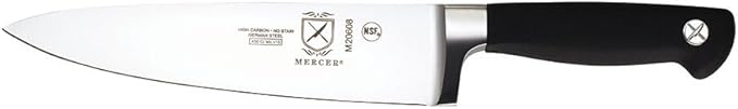 Mercer Culinary M20050 Genesis 6-Piece Wood / Glass Knife Block Set