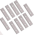 2" (50mm) Paint Scraper Carbide Blades Double-Edged Reversible Replacement Blade (50X12X1.5mm), Pack of 10, Suitable For Most Hand-Held Scrapers By LU&MN