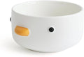 PURROOM Funny Cute Duck Bowl, Handmade Glaze Duck Safety Ceramics 17oz Soup Bowls, 4.6'' Rice Bowl. (500ML)