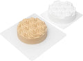 Restaurantware Pastry Tek 6.8 Inch Swirl Cake Pan 1 Oven-Ready Silicone Bundt Cake Pan - Flexible Freezable White Silicone Small Cake Mold Easy Release For Baking Desserts