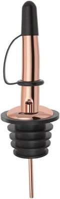 Pafusen 12 Pack Liquor Bottle Pourers, Liquor Pour Spout for Liquor Bottles, Stainless Steel Olive oil Dispenser Spout, Alcohol Pourer Dust Caps Covers Fixed, Rose Gold
