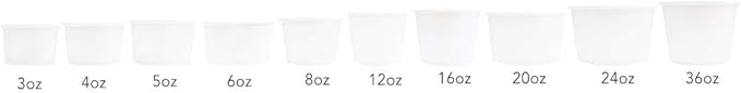 UNIQ 1000-Count 4 oz Paper Ice Cream Cups Purple Color | Perfect for Halloween, Holidays & Parties | Small Disposable Food & Dessert Bowls | Frozen Dessert Supplies