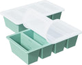 Silicone Freezer Tray for Sauce Cube: GGOW Silicone Freezing Tray for Soup Storage - Freeze 250mL 125mL Souped Broth Portion